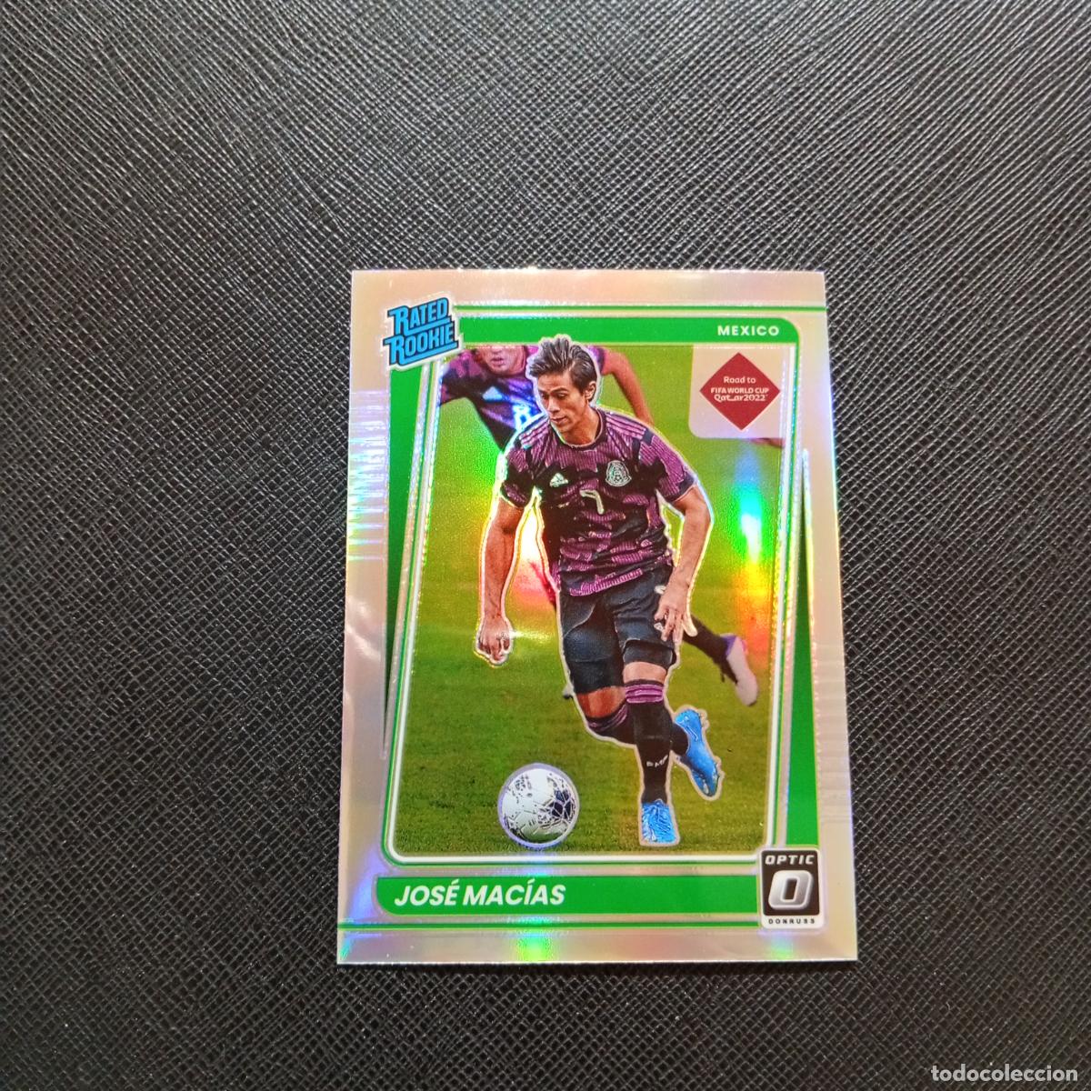 Cromos de F&uacute;tbol: 183 JOSE MACIAS MEXICO DONRUSS SOCCER 21 22 MUNDIAL ROAD TO QATAR 2021 2022 (MD2002-2) PG33 BRILLO