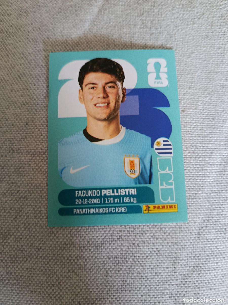 Cromos de F&uacute;tbol: Panini Mundial 2026 Estados Unidos-Mexico. 20- Pellistri. Uruguay. Nunca pegado.