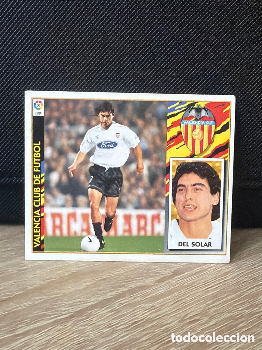 Cromos de F&uacute;tbol: LIGA 97 98 - Del Solar - Valencia - coloca DIF&Iacute;CIL- Ediciones Este