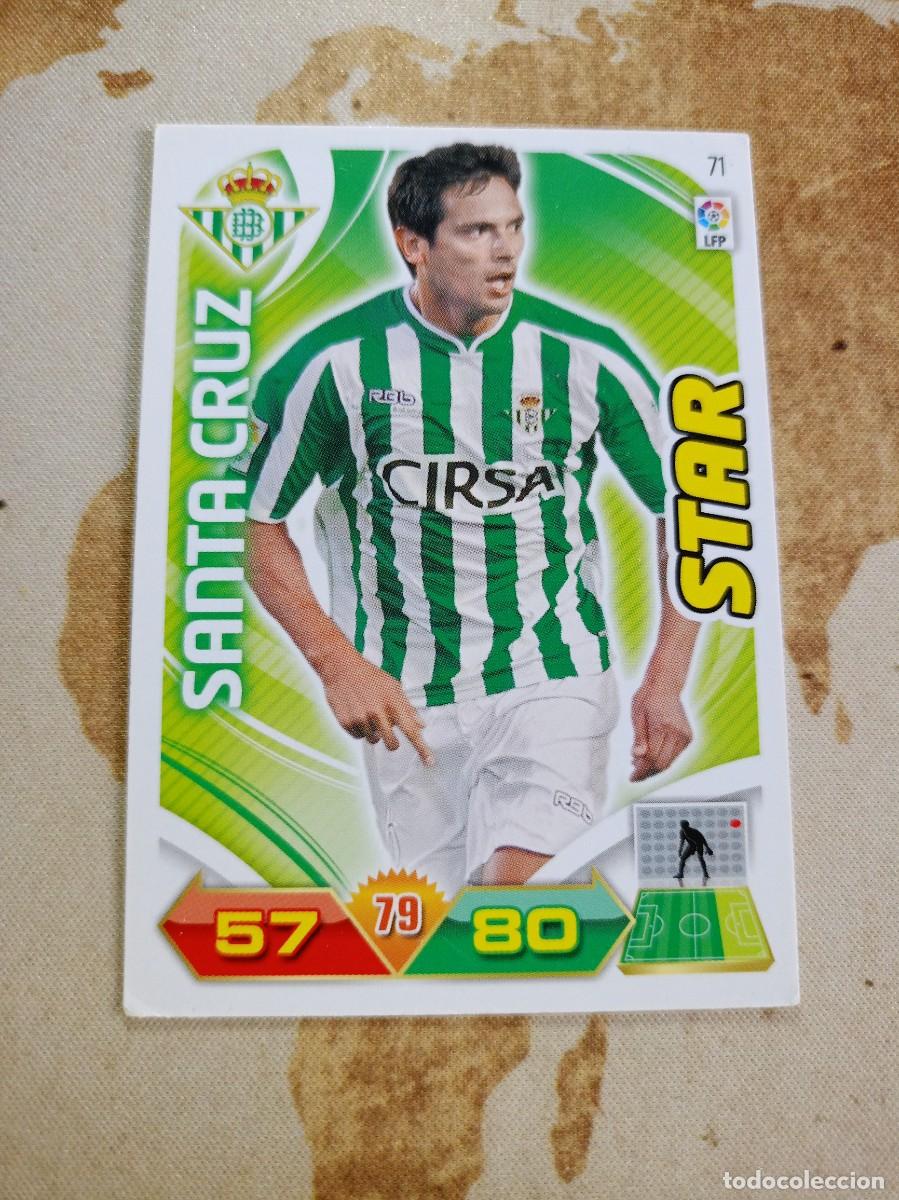 Cromos de F&uacute;tbol: # Betis 71 SANTA CRUZ Adrenalyn 2011-12