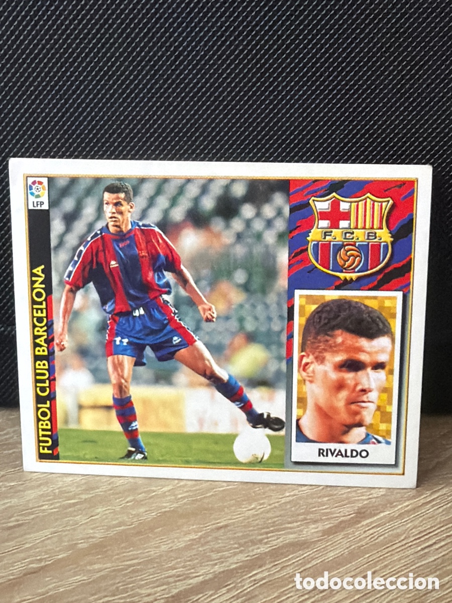 Cromos de F&uacute;tbol: LIGA 97 98 - Rivaldo - Barcelona - coloca - Ediciones Este