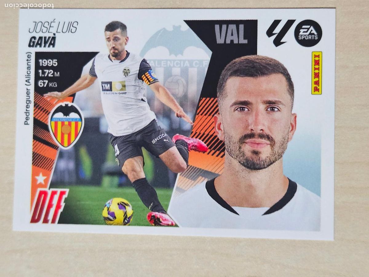 Cromos de F&uacute;tbol: CROMO N&ordm; 10 GAYA - VALENCIA - EDICIONES ESTE 2025-26 - 25/26 (NUEVO)