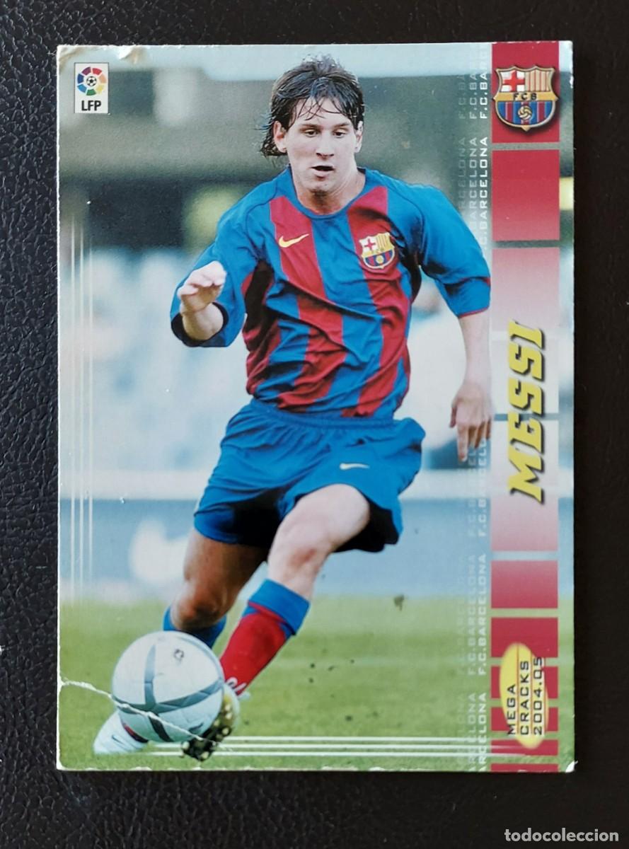 Cromos de F&uacute;tbol: Cromo 71 bis Mega Cracks Leo Messi 2004-2005
