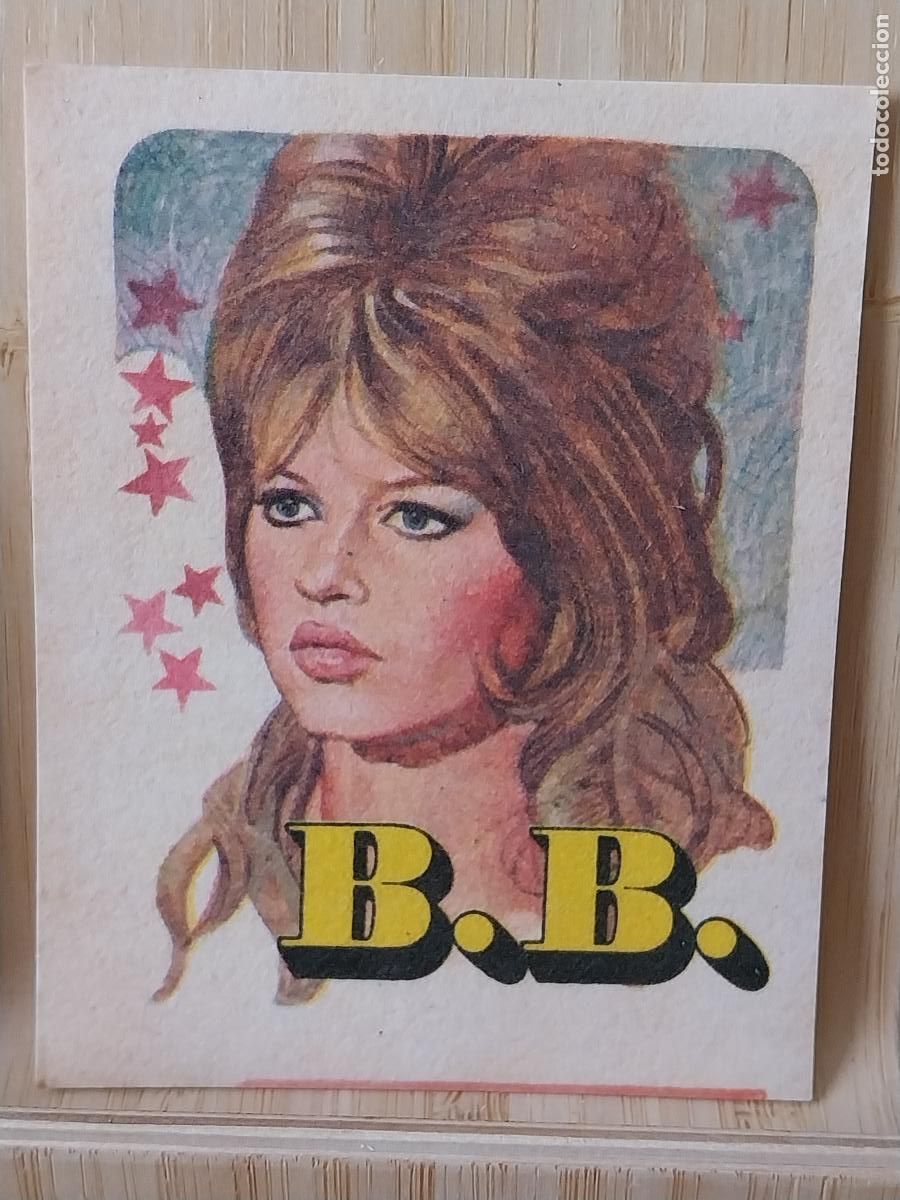Cromos de F&uacute;tbol: BRIGITTE BARDOT B.B. PANINI STICKERS CROMO A&Ntilde;O 1980 SIN PEGAR NUNCA ORIGINAL 9.6X7.6CMS