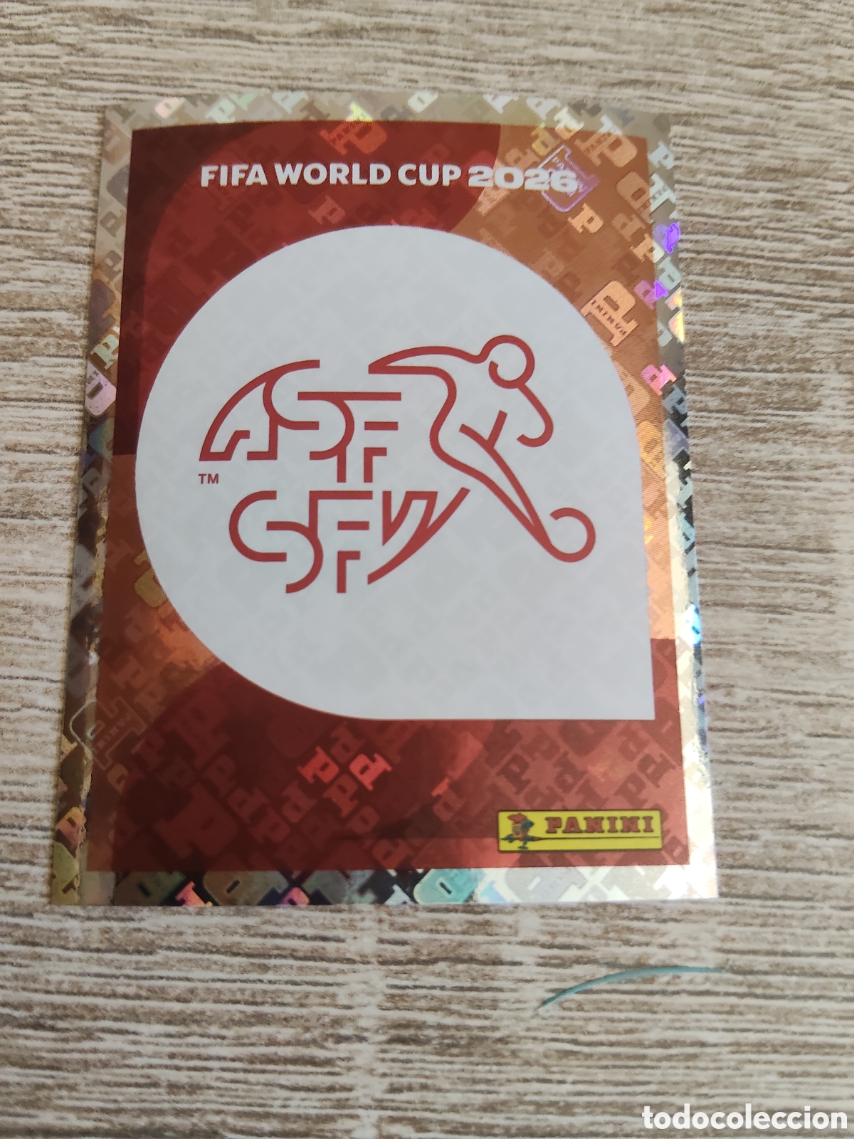 Cromos de F&uacute;tbol: Panini mundial 2026 SUI 1 escudo Suiza