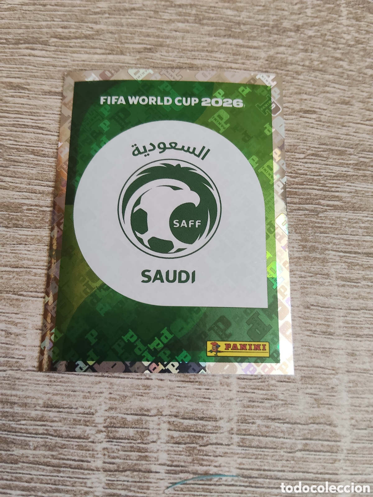 Football Stickers: Panini mundial 2026 KSA 1 escudo Arabia Saud&iacute;
