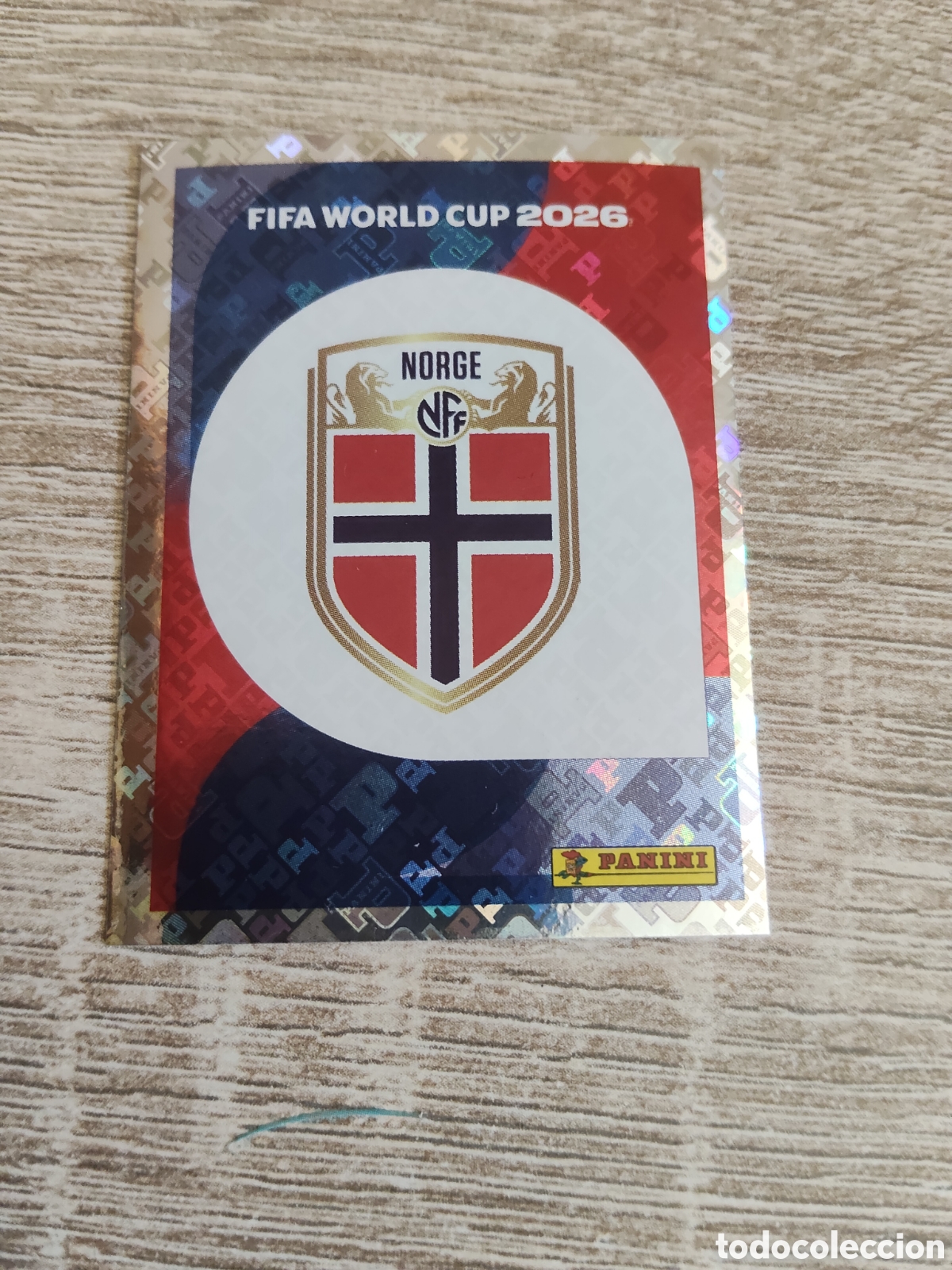 Fu&szlig;ball-Sticker: Panini mundial 2026 NOR 1 escudo Noruega