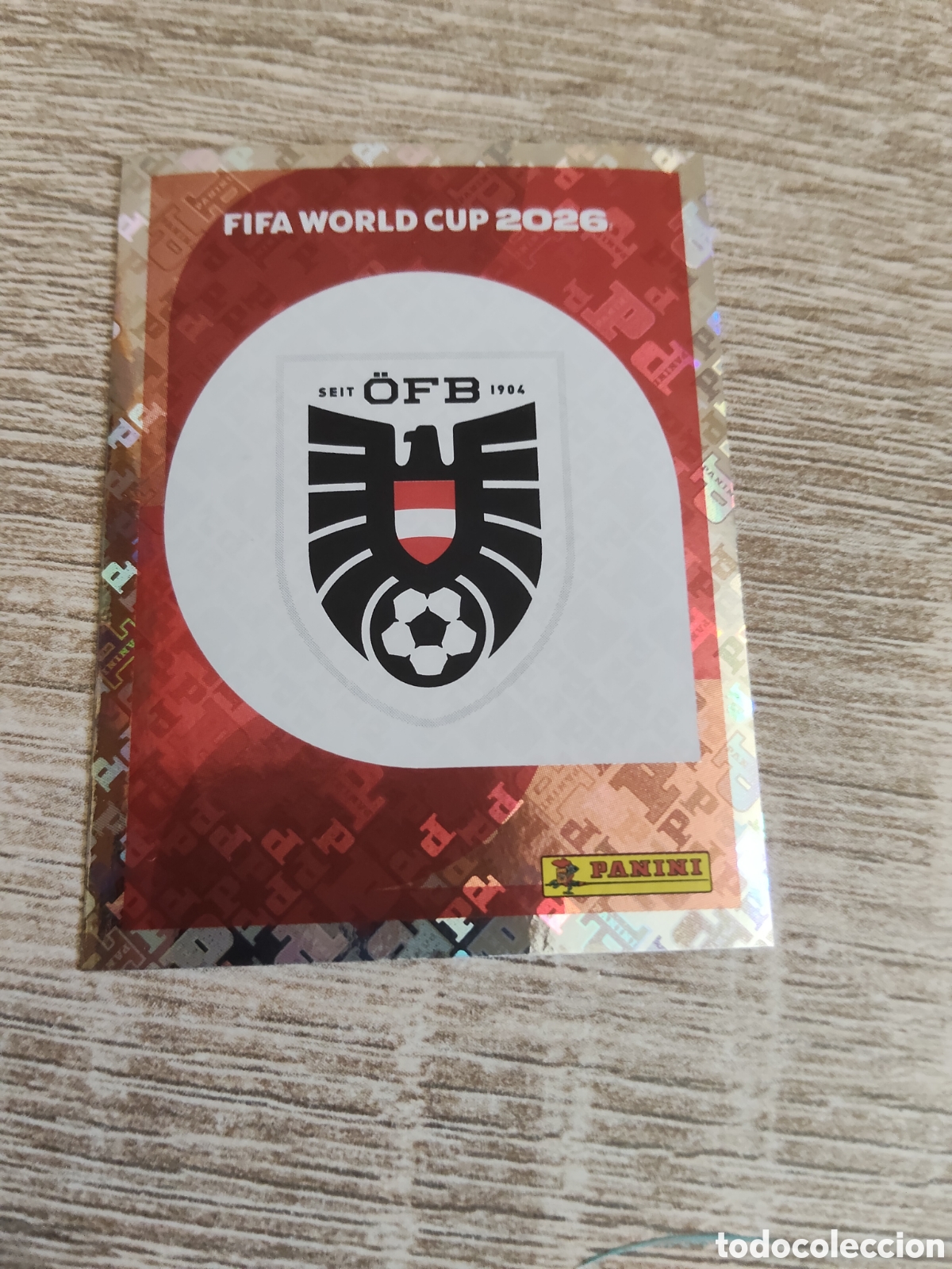 Football Stickers: Panini mundial 2026 AUT 1 escudo Austria