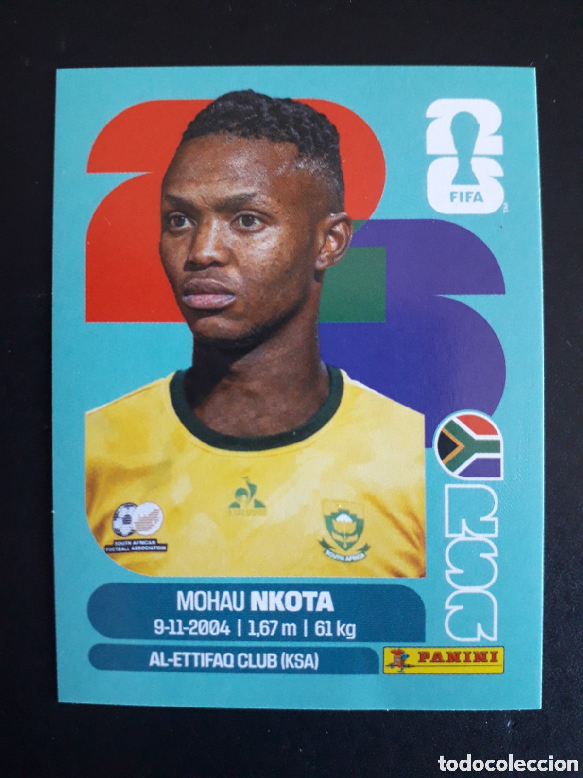 Football Stickers: NKOTA SUD&Aacute;FRICA RSA 19 MUNDIAL F&Uacute;TBOL 2026 FIFA WORLD CUP PANINI SIN PEGAR PEDIDO M&Iacute;NIMO 3&euro;
