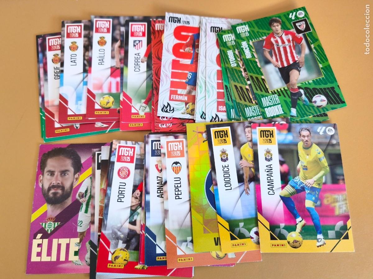 Cromos de F&uacute;tbol: megacracks 2024 25, contiene 31 cromos