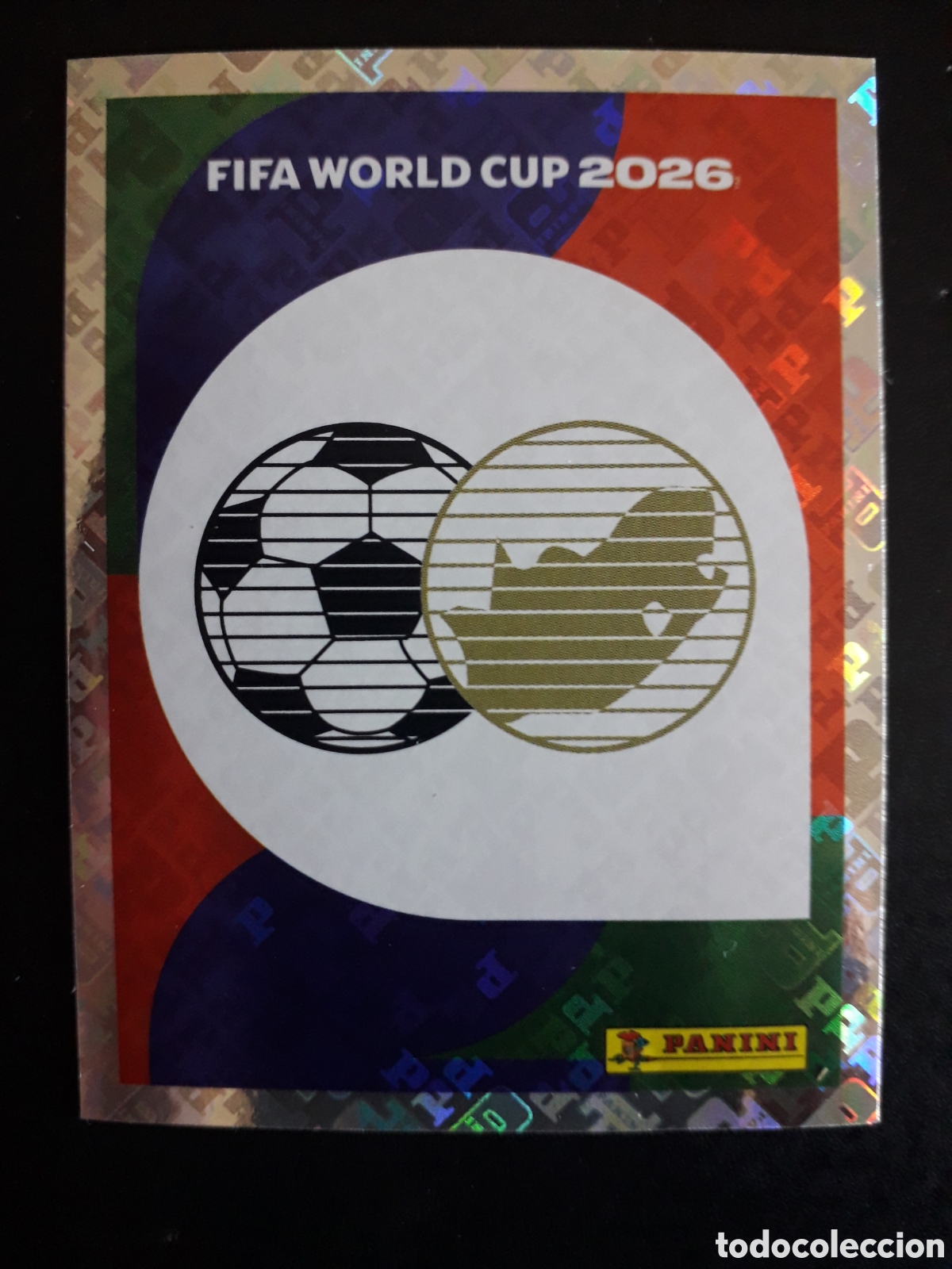 Cromos de F&uacute;tbol: ESCUDO SUD&Aacute;FRICA RSA 1 MUNDIAL F&Uacute;TBOL 2026 FIFA WORLD CUP PANINI SIN PEGAR PEDIDO M&Iacute;NIMO 3&euro;