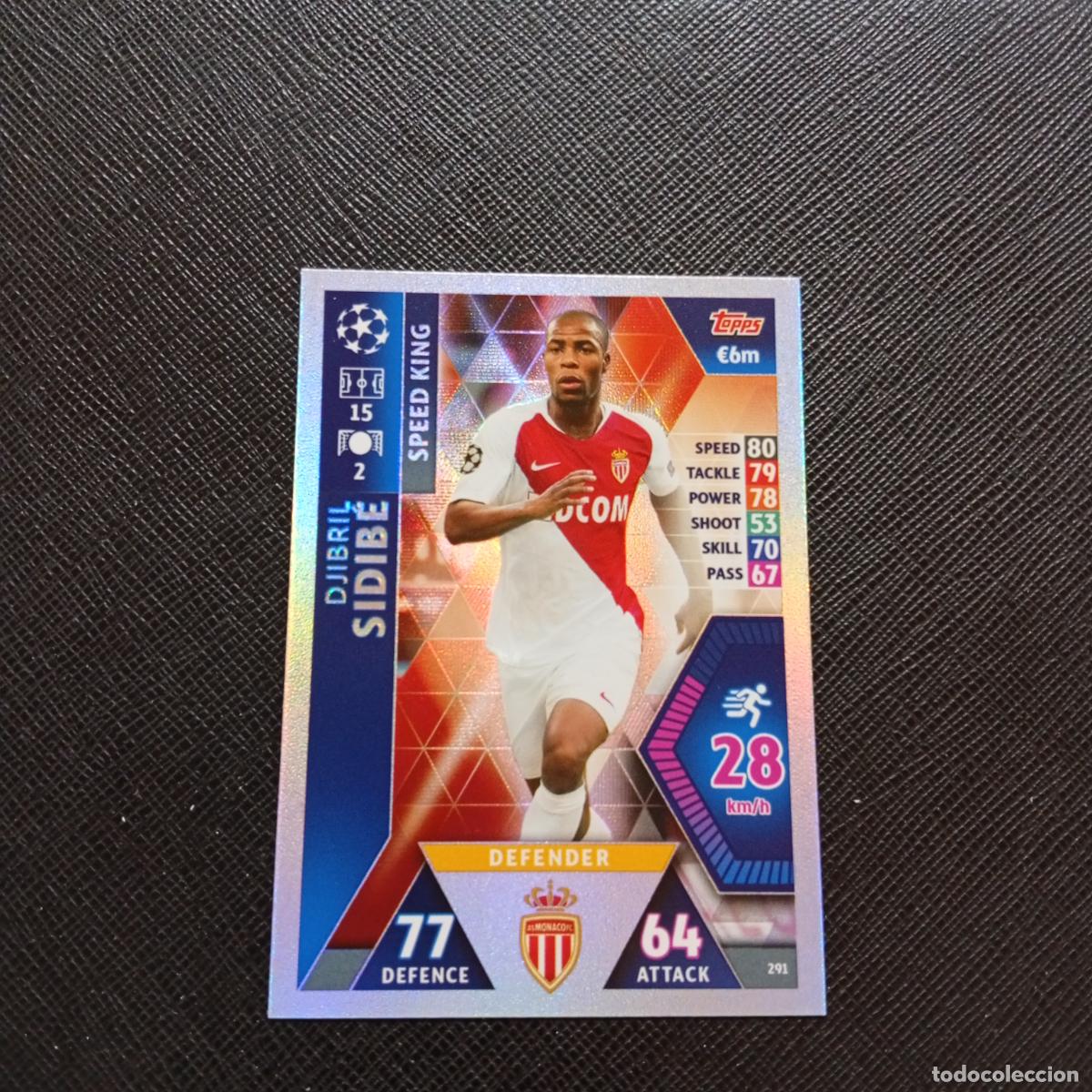 Cromos de F&uacute;tbol: 291 SIDIBE MONACO TOPPS MATCH ATTAX 2018 2019 FUTBOL 18 19 - (MD2002-2) PG33