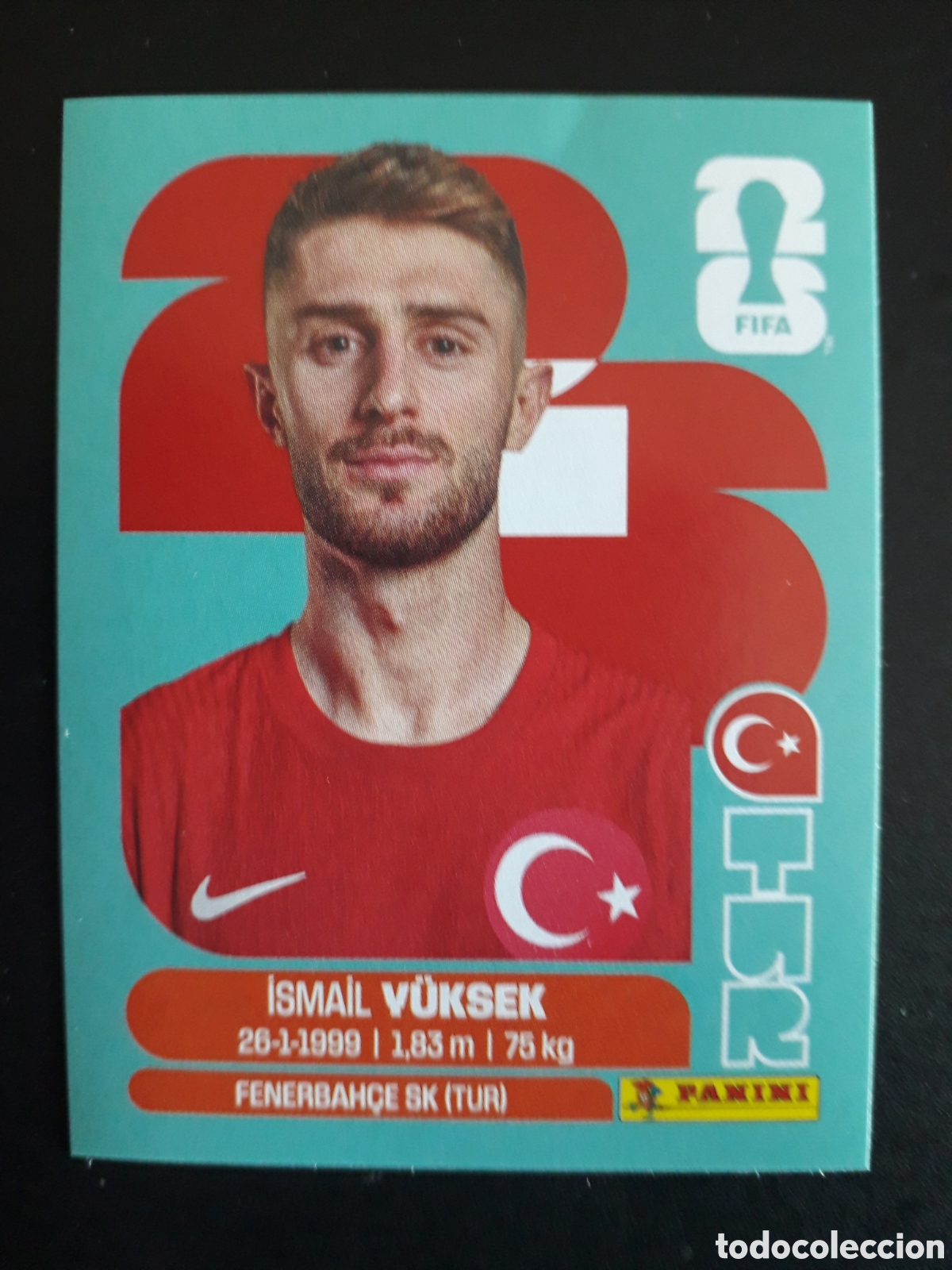 Cromos de F&uacute;tbol: Y&Uuml;KSEK TURQU&Iacute;A TUR 10 MUNDIAL F&Uacute;TBOL 2026 FIFA WORLD CUP PANINI SIN PEGAR PEDIDO M&Iacute;NIMO 3&euro;