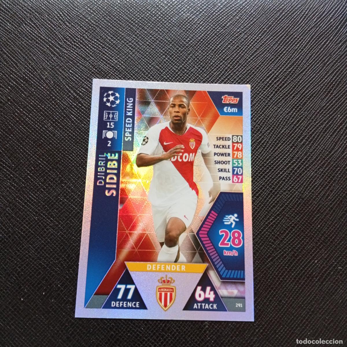Cromos de F&uacute;tbol: 291 SIDIBE MONACO TOPPS MATCH ATTAX 2018 2019 FUTBOL 18 19 - (MD2002-2) PG33 B