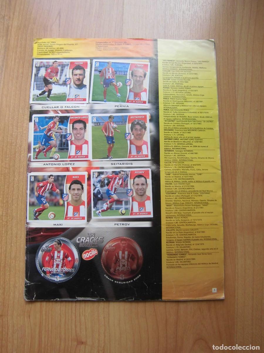 Fu&szlig;ball-Sticker: &Aacute;LBUM LIGA 2006-07 COLECCIONES ESTE PANINI DESGUACE