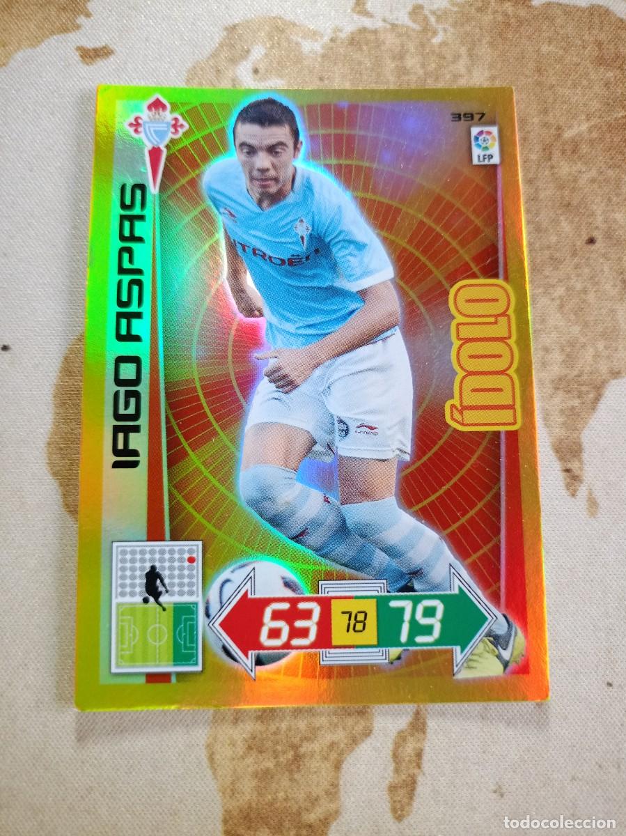 Cromos de F&uacute;tbol: # &Iacute;dolo 397 IAGO ASPAS Adrenalyn 2012-13