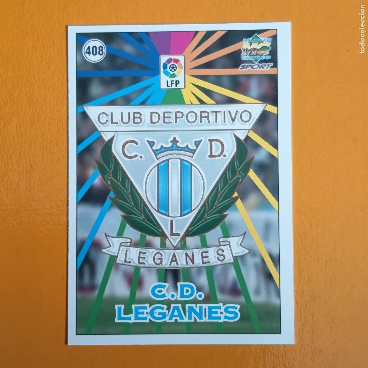 Cromos de F&uacute;tbol: 408 ESCUDO/PLANTILLA. C.D. LEGAN&Eacute;S. LAS FICHAS DE LA LIGA 98-99. MUNDICROMO