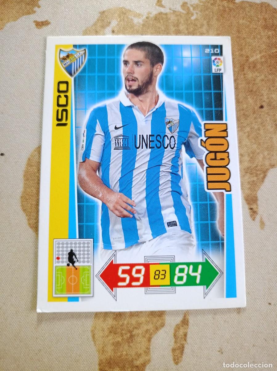 Cromos de F&uacute;tbol: # M&aacute;laga 210 ISCO Adrenalyn 2012-13