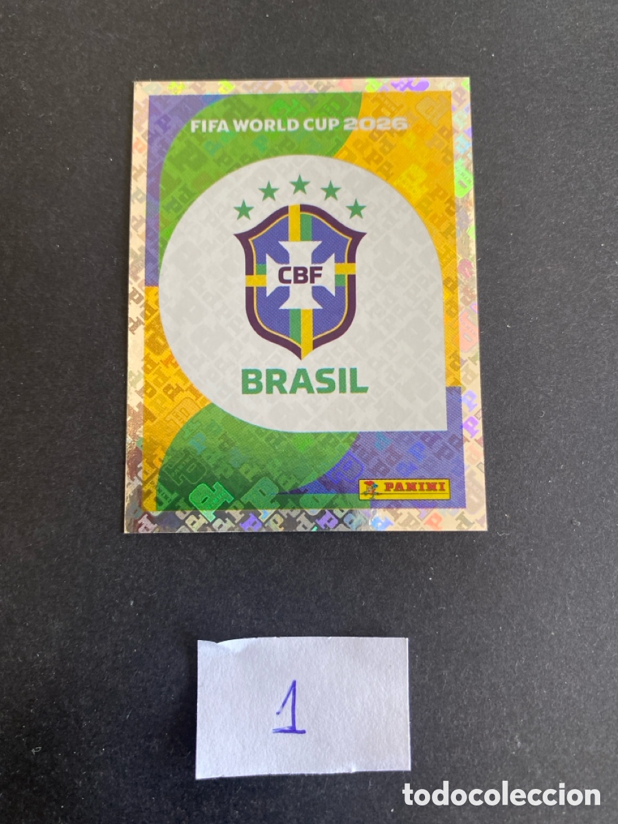 Cartes &agrave; collectionner de Football: Cromo Brasil Mundial 26 N*1 nuevo