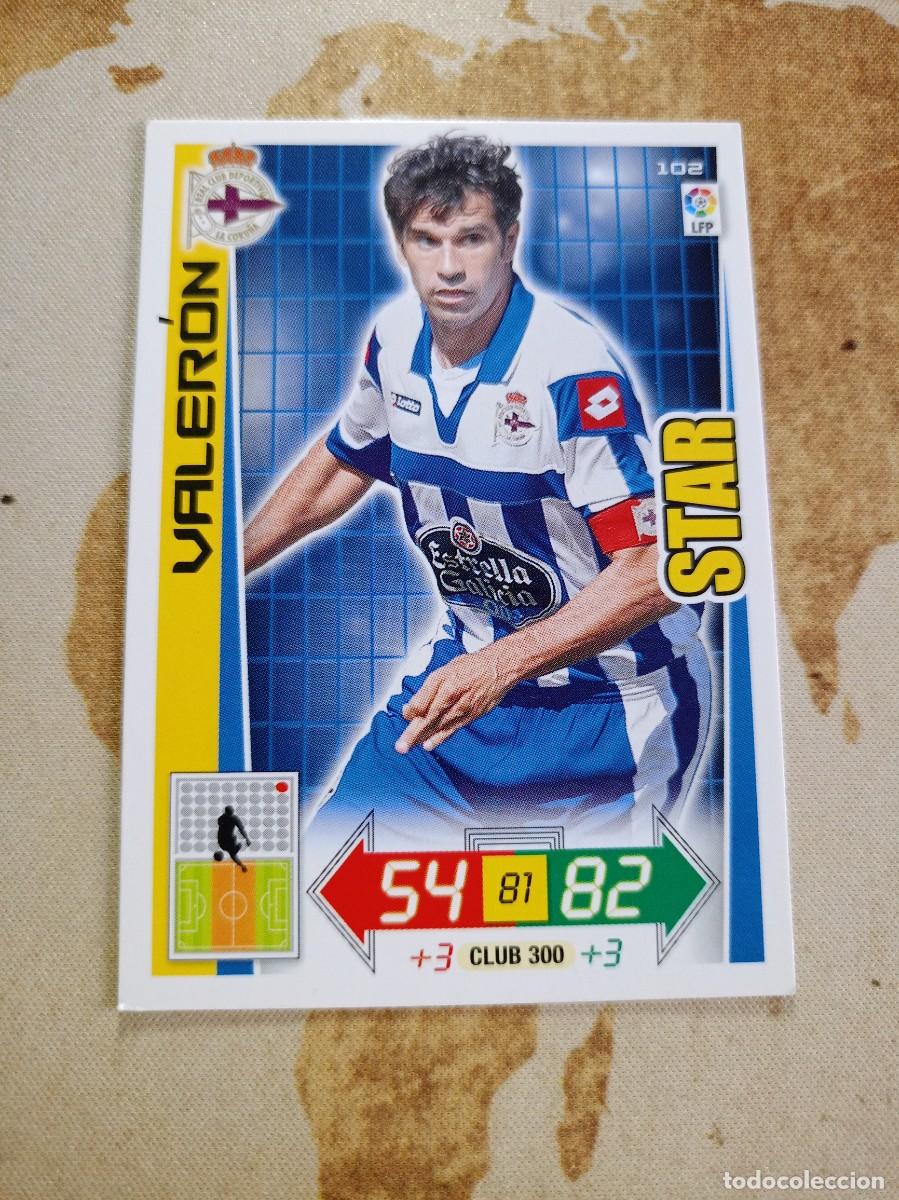 Cartes &agrave; collectionner de Football: # Deportivo 102 VALER&Oacute;N Adrenalyn 2012-13