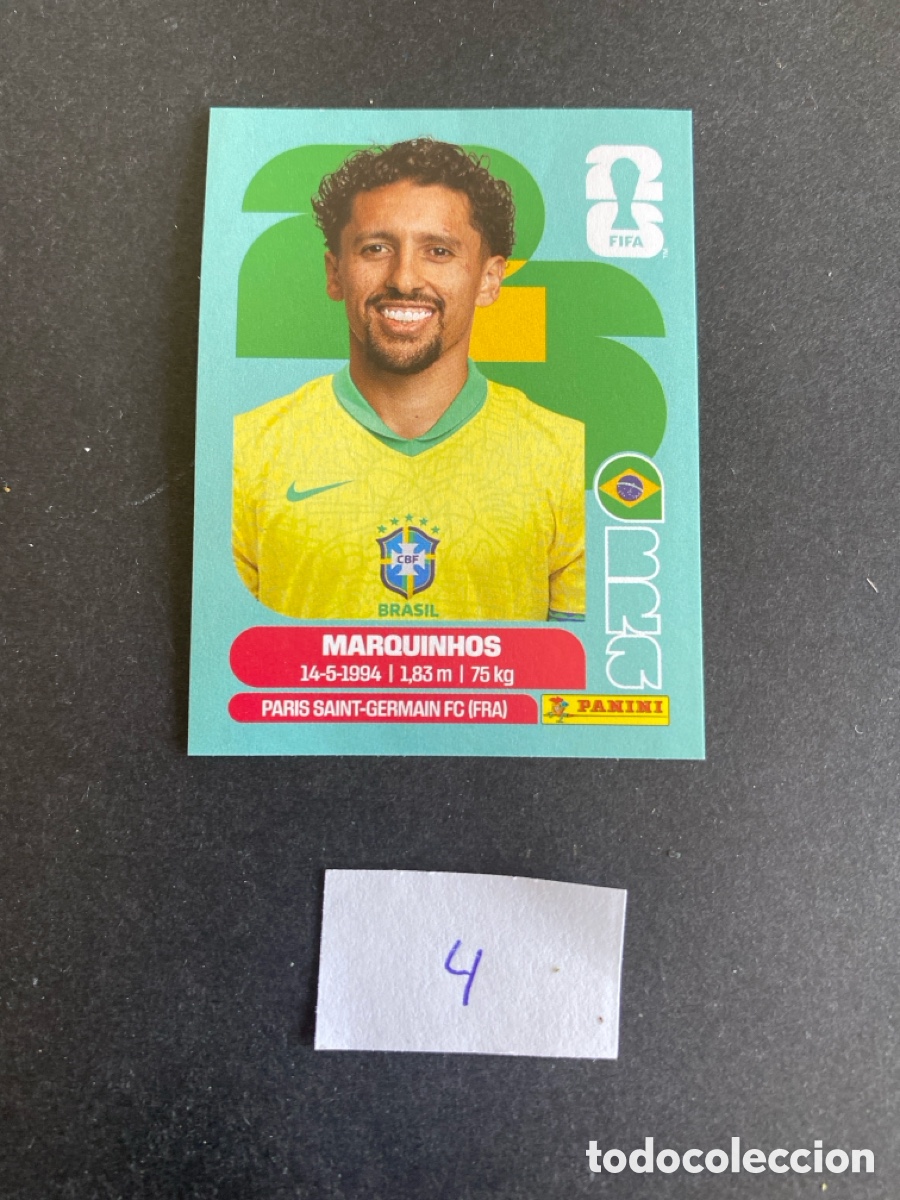 Cartes &agrave; collectionner de Football: Cromo Brasil Mundial 26 N* 4 nuevo
