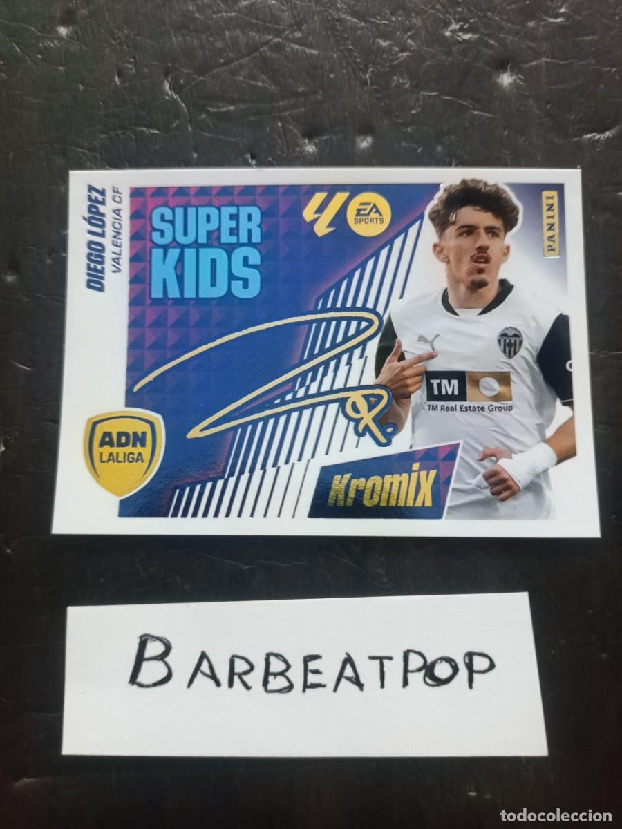 Cromos de Futebol: CROMO LIGA ESTE PANINI 2025 2026 SUPER KIDS FIRMA DIEGO L&Oacute;PEZ VALENCIA