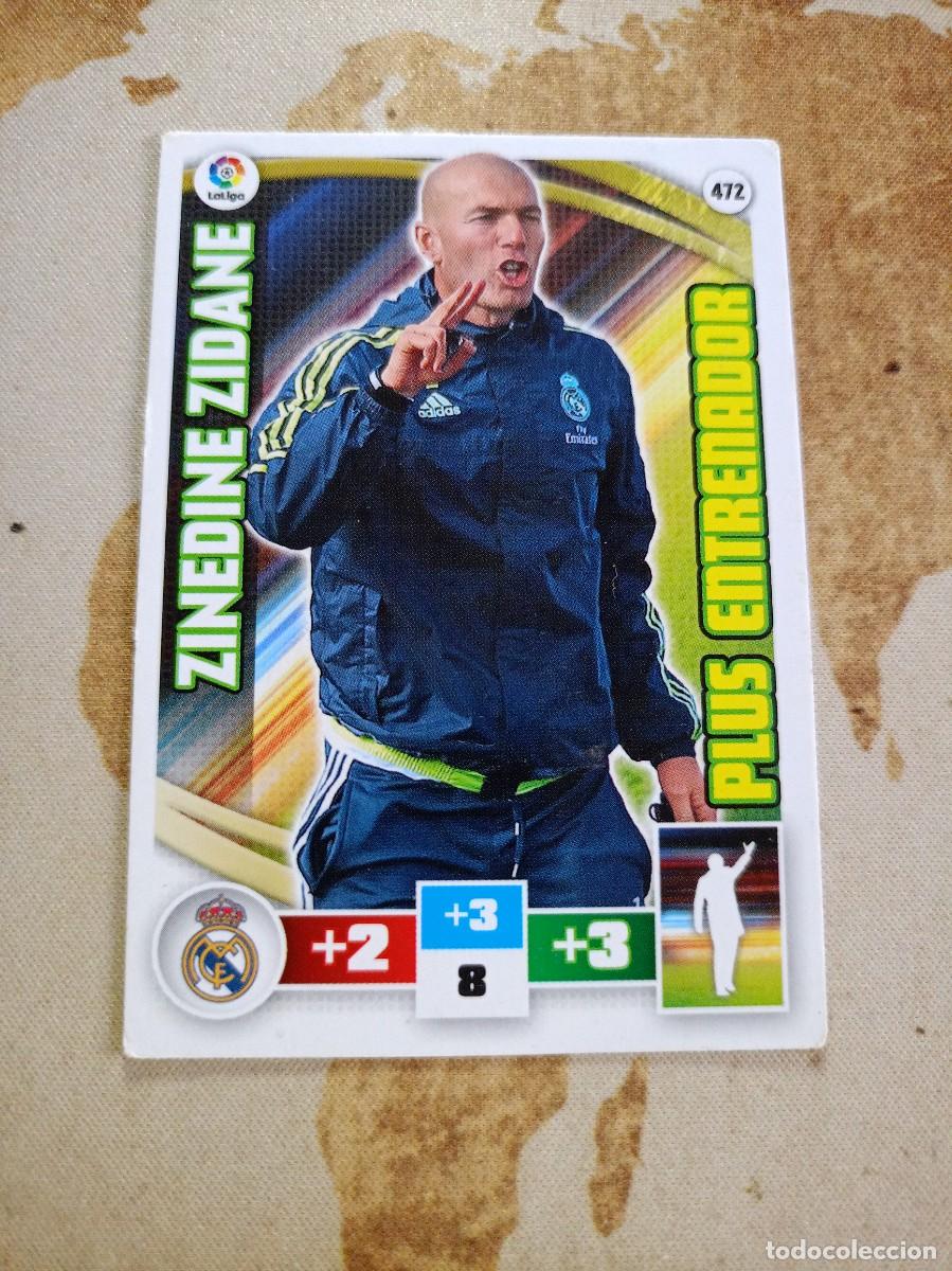 Cromos de Futebol: # PLUS Entrenador 472 ZINEDINE ZIDANE Adrenalyn 2015-16