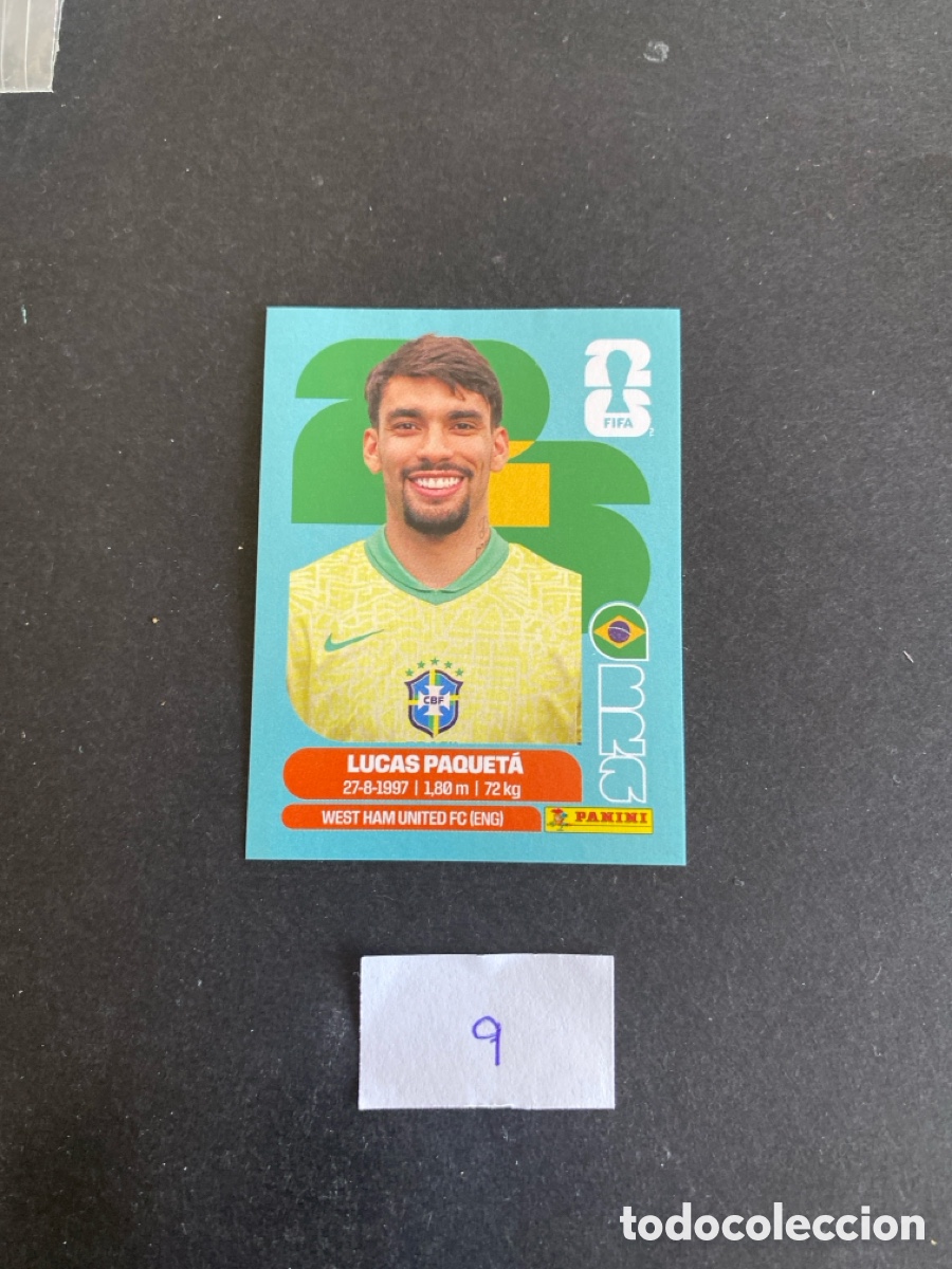 Cromos de Futebol: Cromo Brasi Mundial 26 N* 9 nuevo