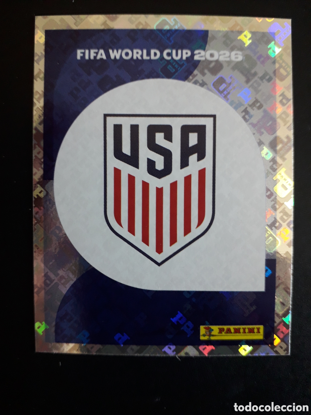 Football Stickers: ESCUDO ESTADOS UNIDOS USA 1 MUNDIAL F&Uacute;TBOL 2026 FIFA WORLD CUP PANINI SIN PEGAR PEDIDO M&Iacute;NIMO 3&euro;