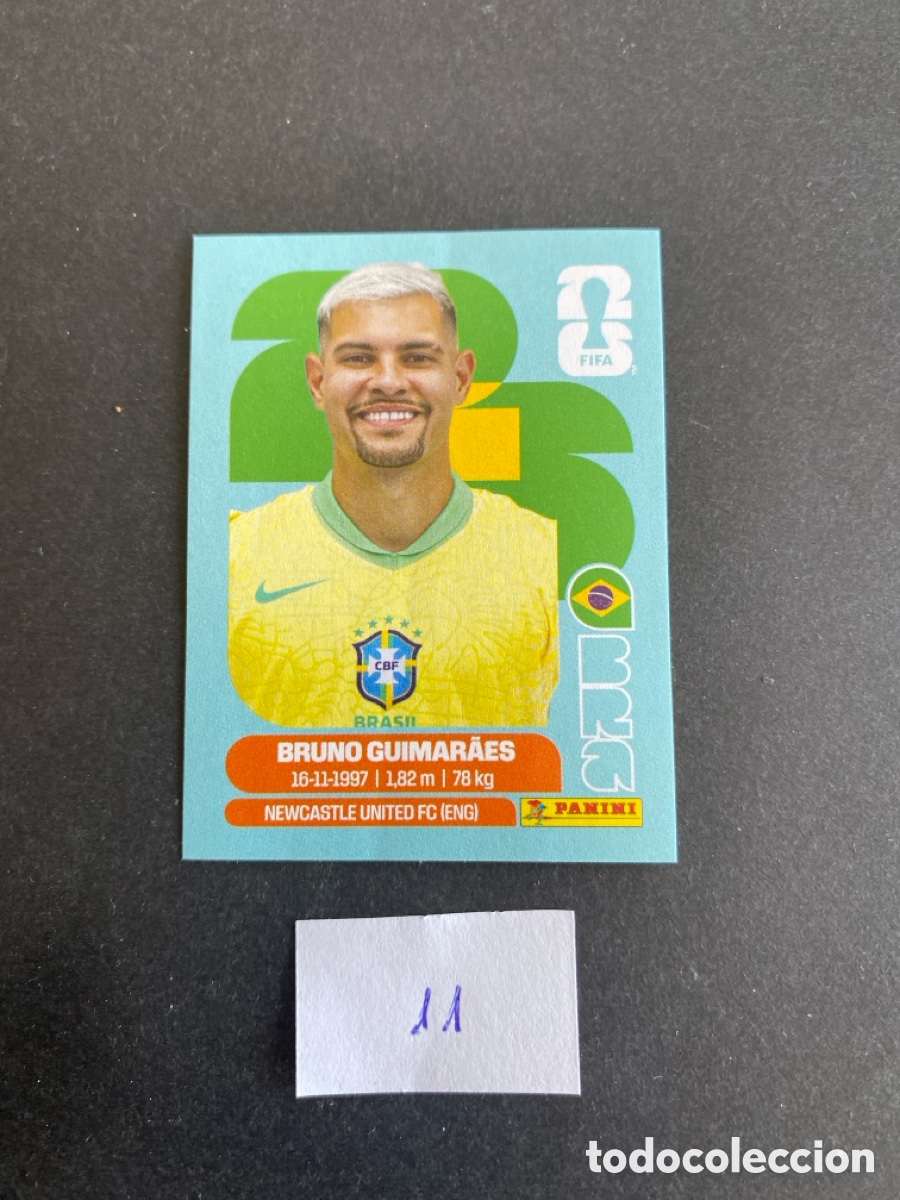Football Stickers: Cromo Brasil Mundial 26 N* 11 nuevo