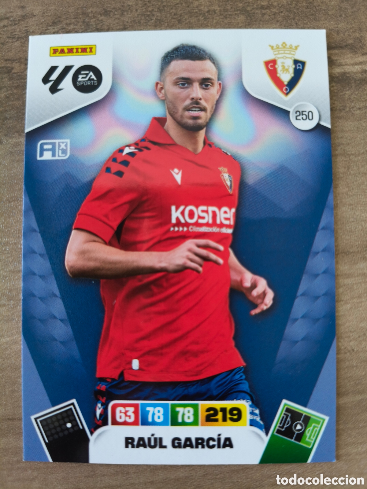 Cromos de F&uacute;tbol: Raul Garcia 250 Osasuna Adrenalyn XL Liga 25 26