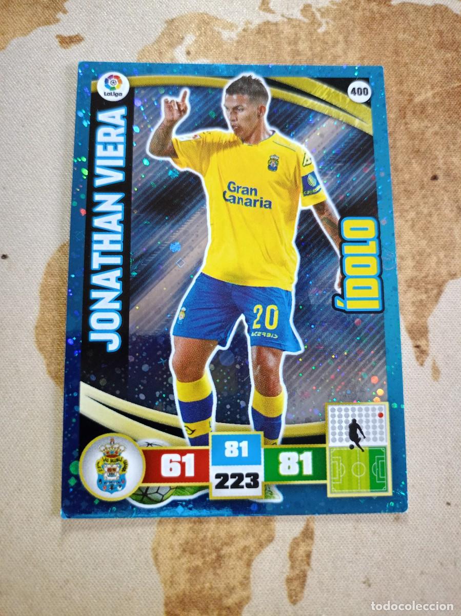 Cromos de F&uacute;tbol: # &Iacute;dolo 400 JONATHAN VIEIRA Adrenalyn 2015-16