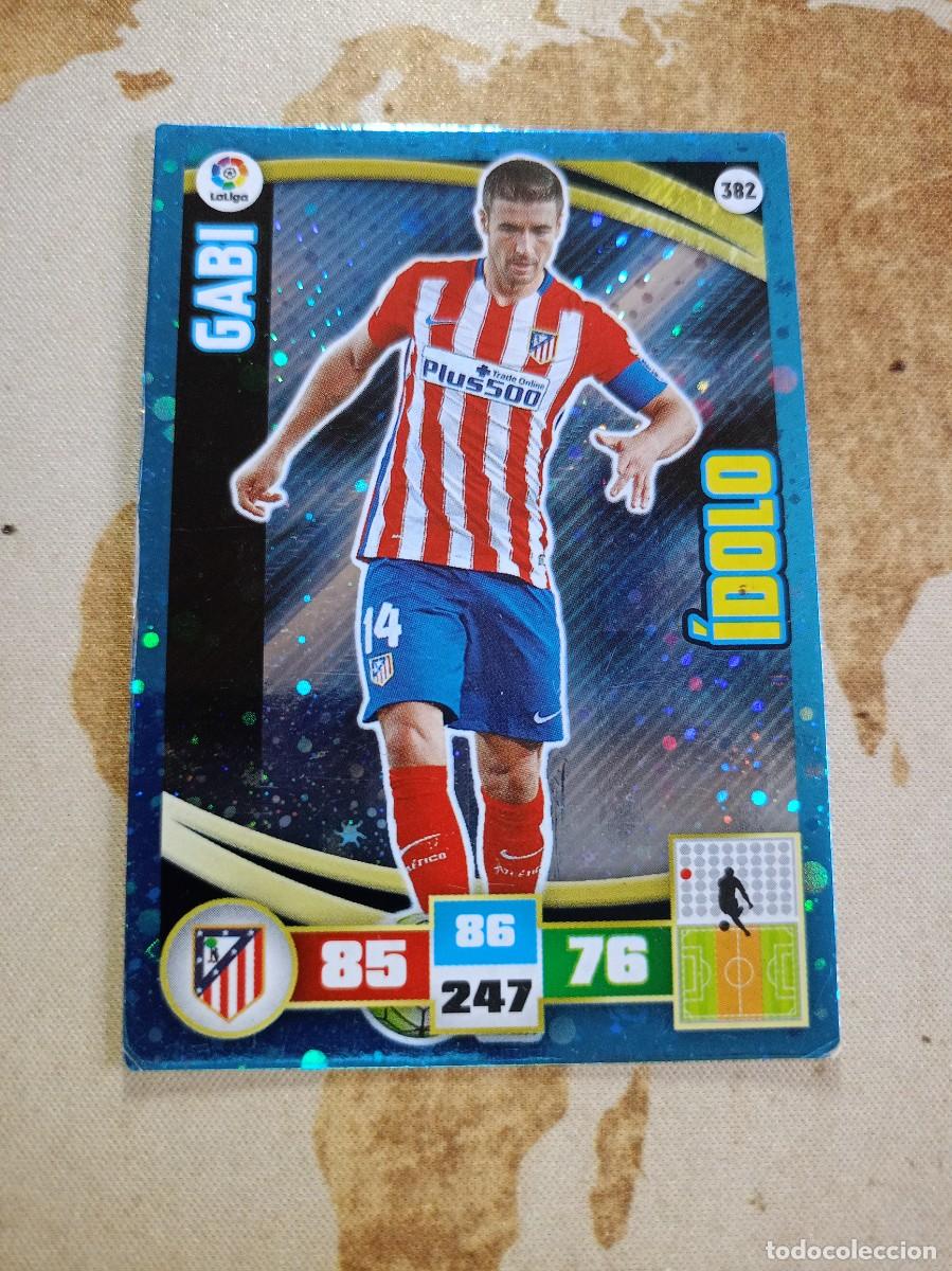 Cromos de F&uacute;tbol: # &Iacute;dolo 382 GABI Adrenalyn 2015-16