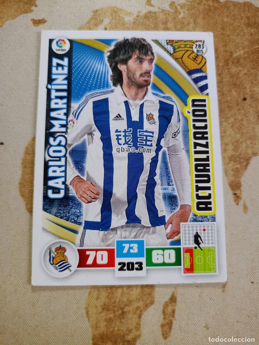 Cromos de Futebol: # Real Sociedad 283 bis CARLOS MART&Iacute;NEZ Adrenalyn 2015-16