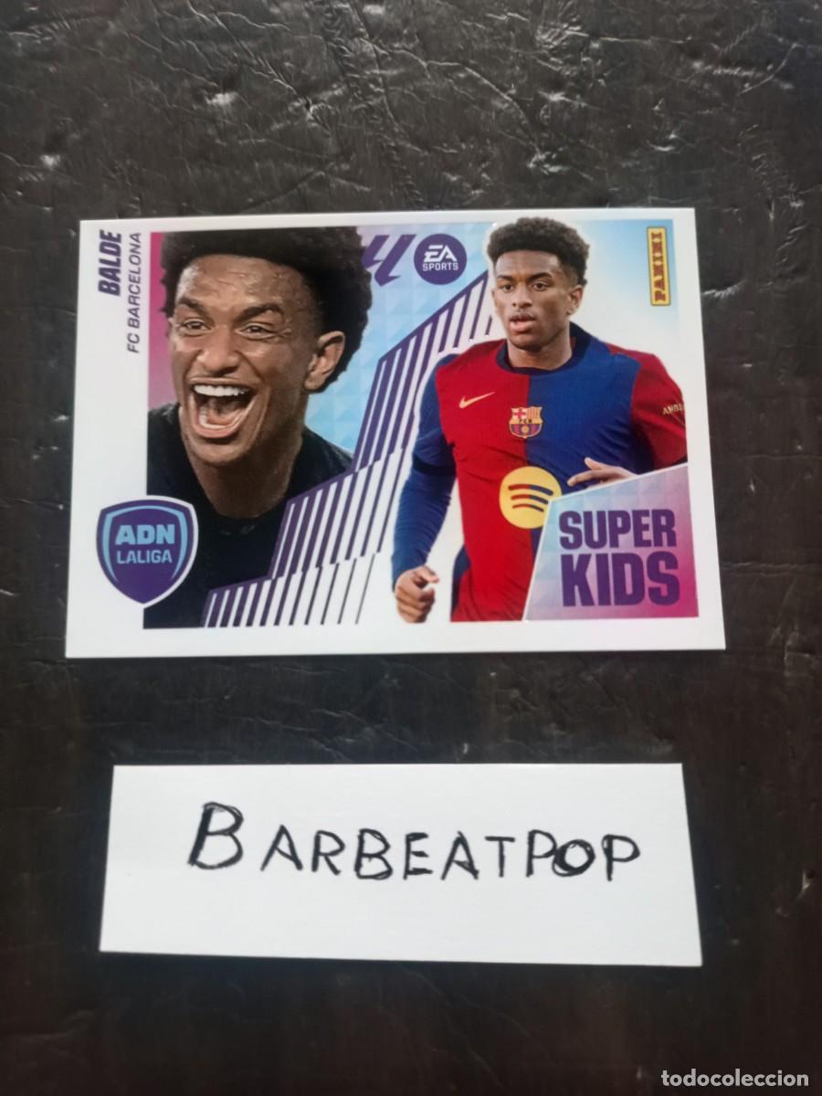 Cromos de F&uacute;tbol: CROMO LIGA ESTE PANINI 2025 2026 SUPER KIDS BALDE BARCELONA