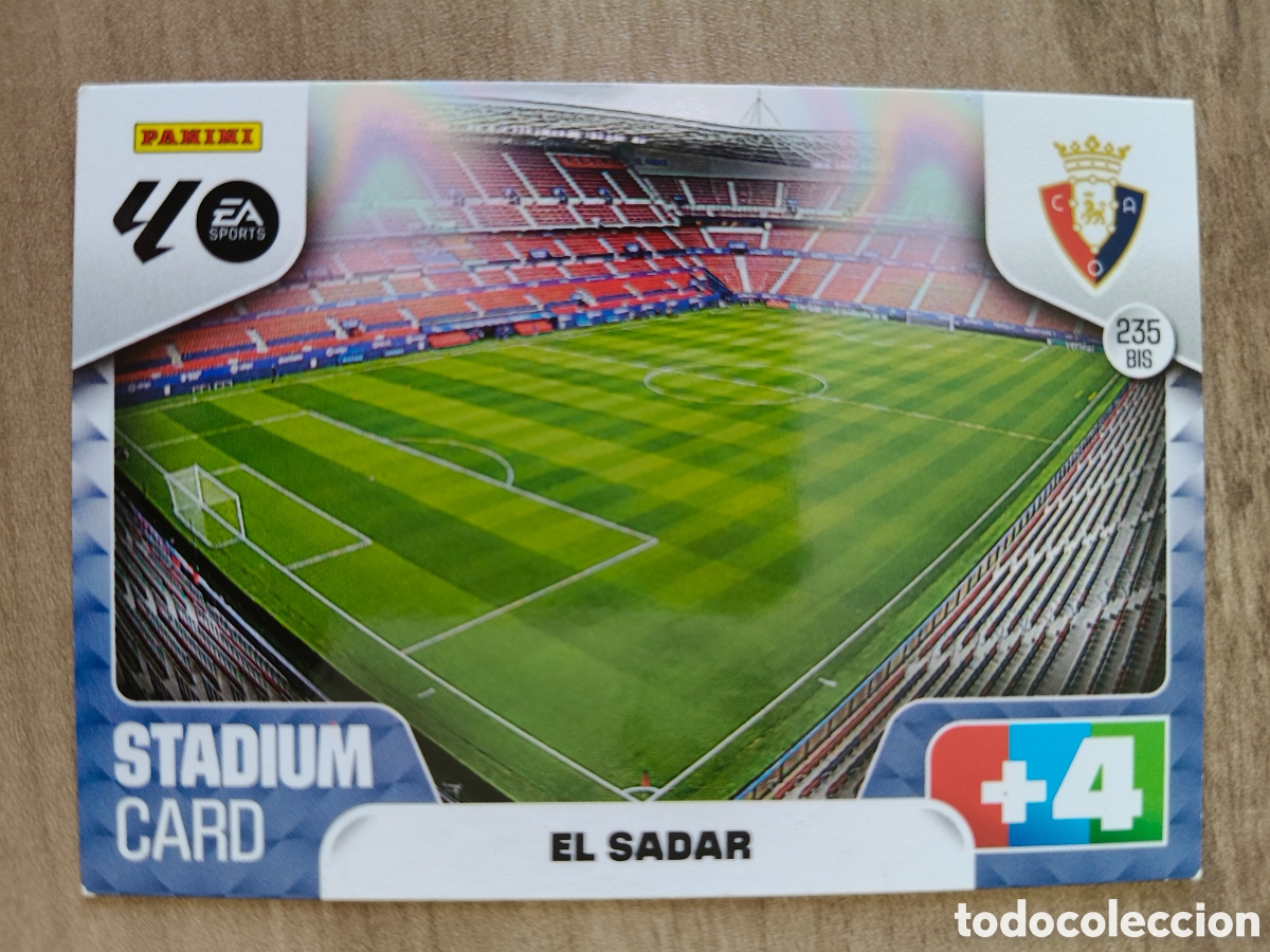 Cromos de F&uacute;tbol: Estadium Card El Sadar 235 Bis Osasuna Adrenalyn XL Liga 25 26