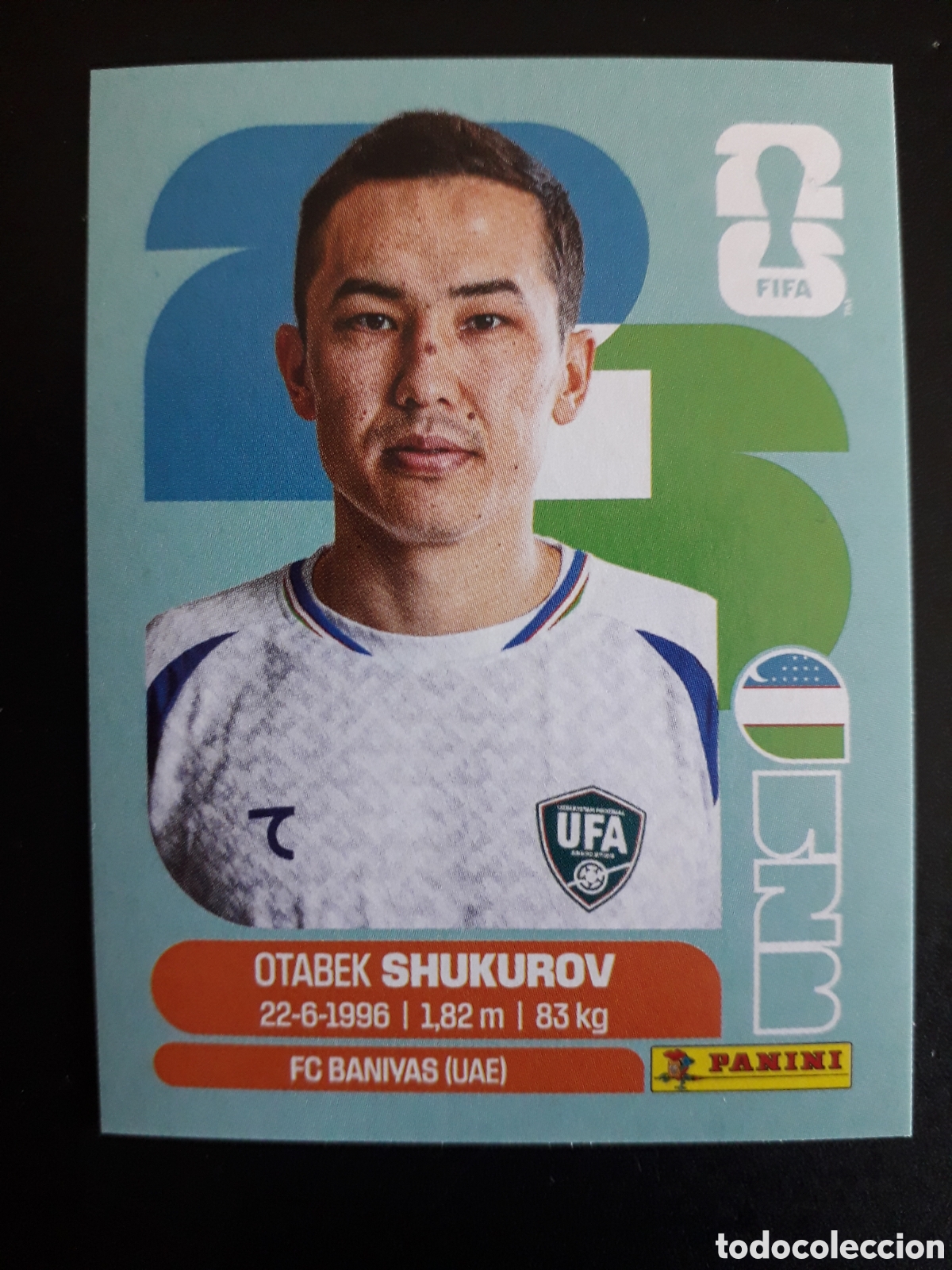 Cromos de F&uacute;tbol: SHUKUROV UZBEKISTAN UZB 11 MUNDIAL F&Uacute;TBOL 2026 FIFA WORLD CUP PANINI SIN PEGAR PEDIDO M&Iacute;NIMO 3&euro;