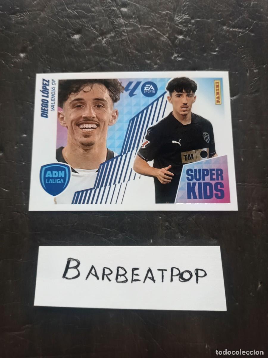 Cromos de F&uacute;tbol: CROMO LIGA ESTE PANINI 2025 2026 SUPER KIDS DIEGO L&Oacute;PEZ VALENCIA