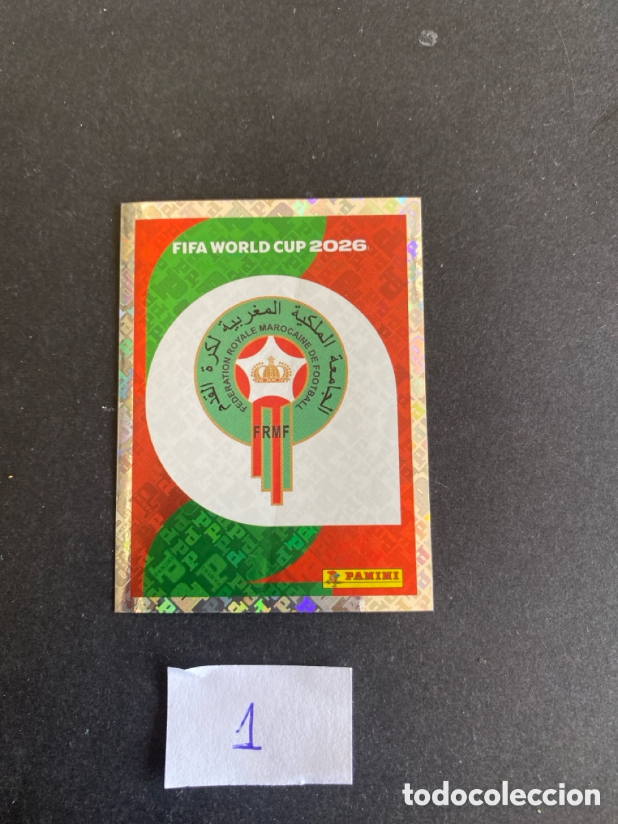 Cromos de F&uacute;tbol: Cromo Marruecos Mundial 26 N* 1 nuevo