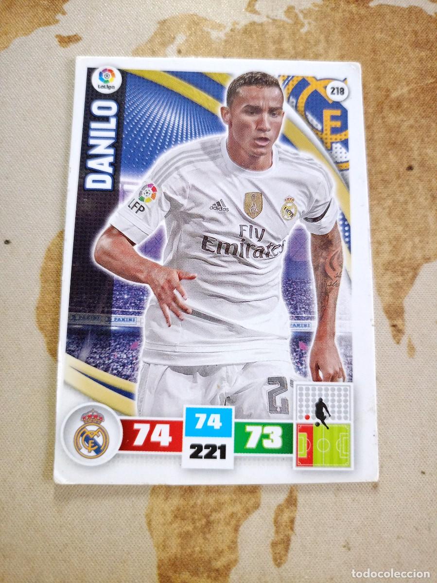 Cromos de F&uacute;tbol: # Real Madrid 218 DANILO Adrenalyn 2015-16