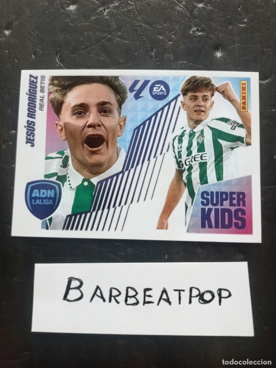 Cromos de F&uacute;tbol: CROMO LIGA ESTE PANINI 2025 2026 SUPER KIDS JES&Uacute;S RODR&Iacute;GUEZ BETIS