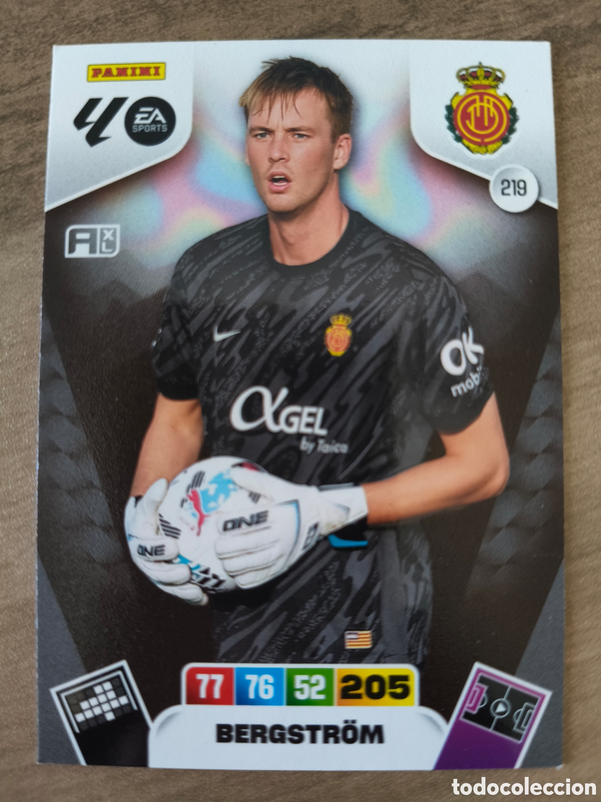 Cromos de F&uacute;tbol: Bergstrom 219 Mallorca Adrenalyn XL Liga 25 26