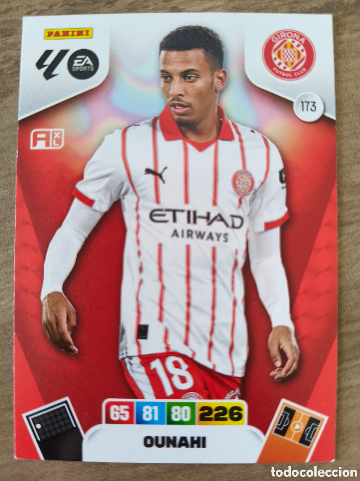 Cromos de F&uacute;tbol: Ounahi 173 Girona Adrenalyn XL Liga 25 26