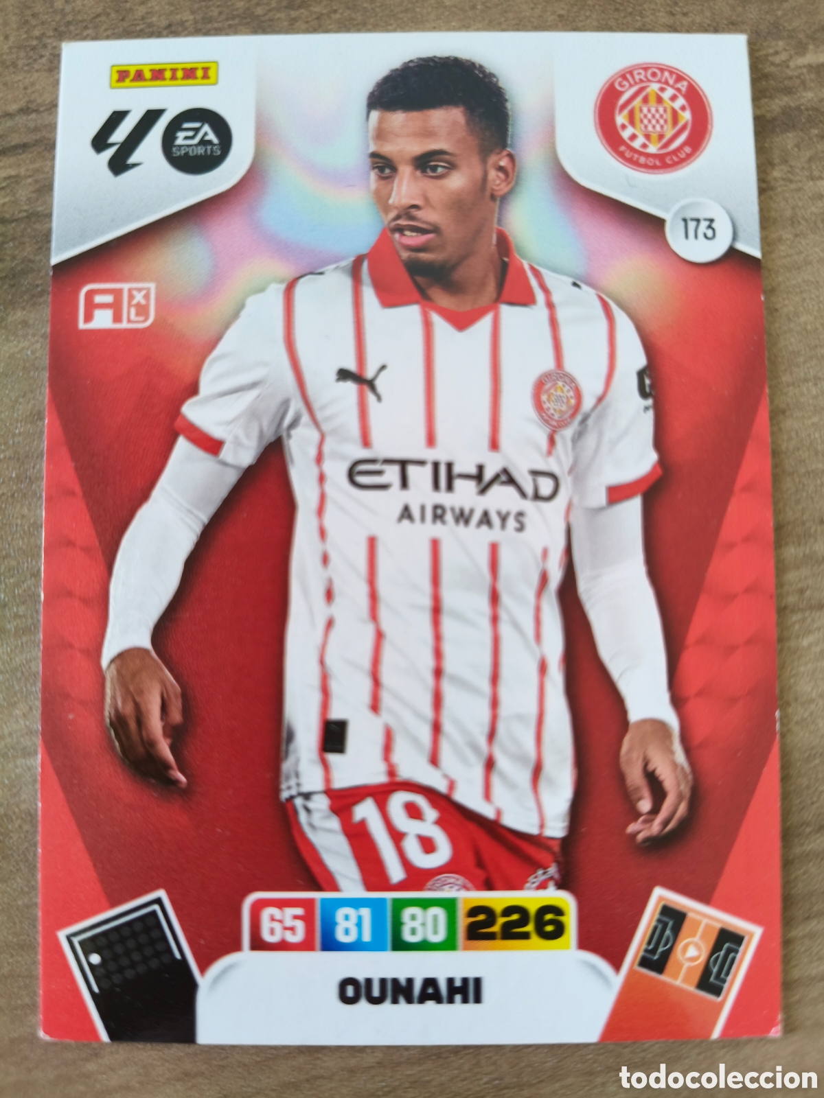 Cromos de F&uacute;tbol: Ounahi 173 Girona Adrenalyn XL Liga 25 26