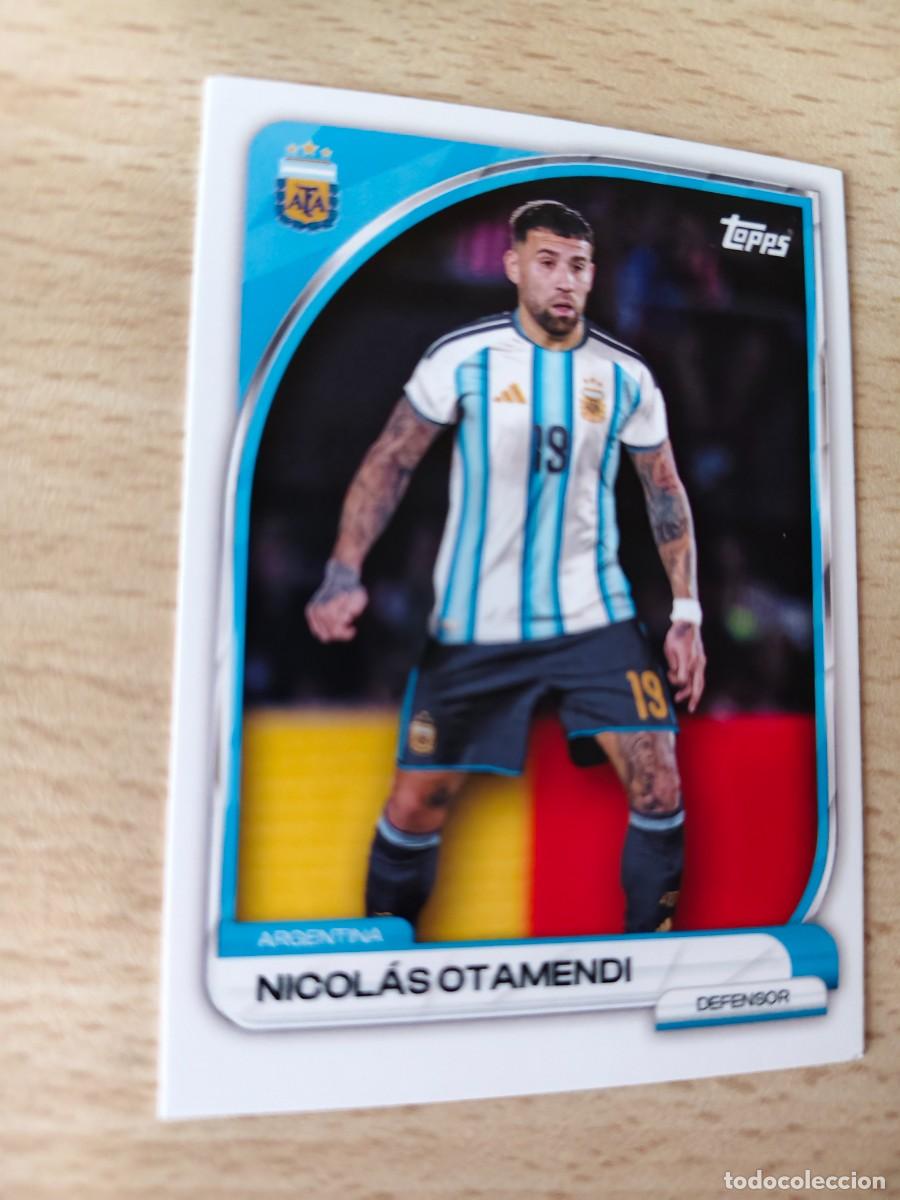 Cromos de F&uacute;tbol: 3 COLLECTOR TIN ARGENTINA 25 26 NICOL&Aacute;S OTAMENDI FIRST TEAM TOPPS 2025 2026