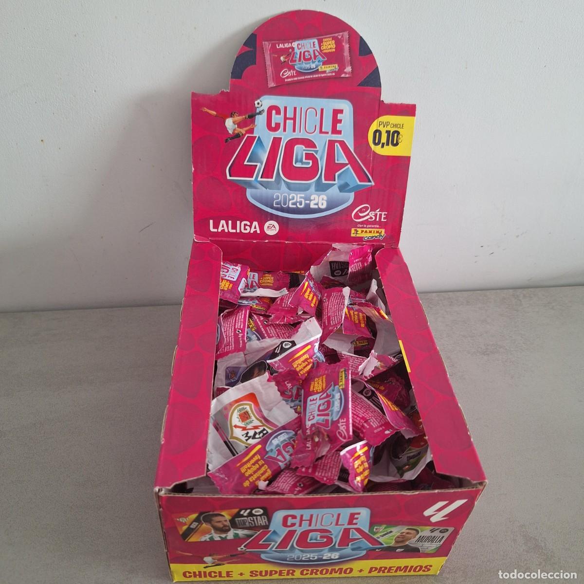 Fu&szlig;ball-Sticker: LOTE 100 CROMOS CHICLE LIGA ESTE 2025 2025 25 26 ABIERTOS PANINI