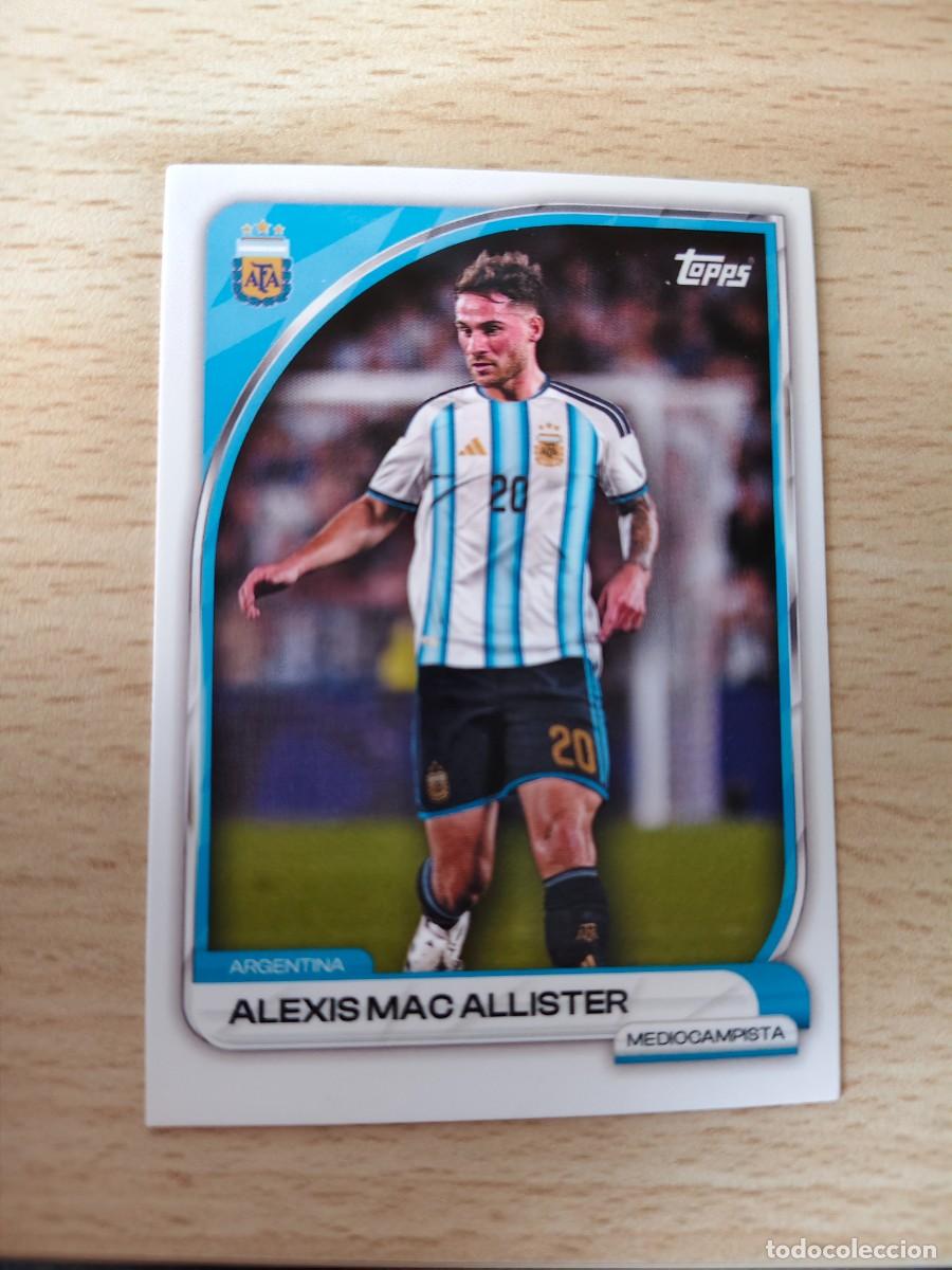 Cromos de F&uacute;tbol: 11 COLLECTOR TIN ARGENTINA 25 26 ALEXIS MAC ALLISTER FIRST TEAM TOPPS 2025 2026