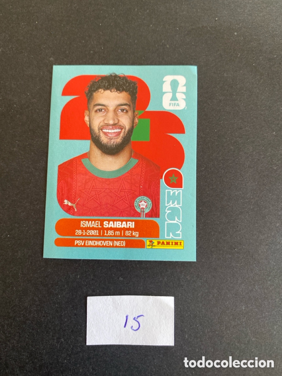 Cromos de F&uacute;tbol: Cromo Marruecos Mundial 26 N* 15 nuevo