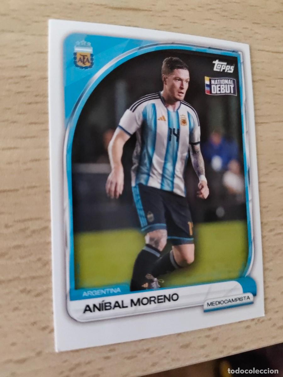 Cromos de F&uacute;tbol: 14 COLLECTOR TIN ARGENTINA 25 26 AN&Iacute;BAL MORENO FIRST TEAM TOPPS 2025 2026
