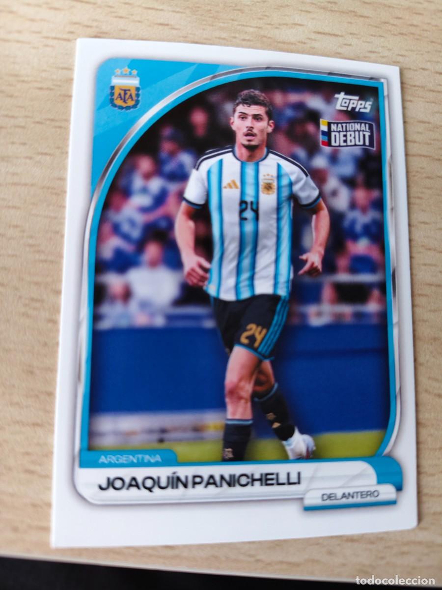 Cromos de F&uacute;tbol: 18 COLLECTOR TIN ARGENTINA 25 26 JOAQU&Iacute;N PANICHELLI FIRST TEAM TOPPS 2025 2026